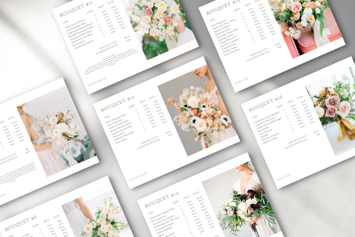 Bridal Bouquet Recipe E-book